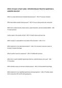 PATHO 370 QUIZ 3 STUDY GUIDE &vert; PATHOPHYSIOLOGY PRACTICE QUESTIONS & ANSWERS 2026&sol;2027