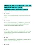 AMERICAN POLITICS TODAY ACTUAL TEST QUESTIONS AND SOLUTIONS COMPREHENSIVE REVIEW PACKAGE&period;pdf&NewLine;&NewLine;