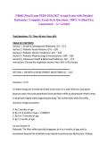 NR602 Final Exam PEDS 2026&sol;2027 Actual Exam with Detailed Rationales &vert; Complete Exam-Style Questions &vert; 100&percnt; Verified Pass Guaranteed &ndash; A&plus; Graded&NewLine;&NewLine;