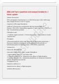BME 210 Test 2 questions and answers Graded A&plus; &vert;&NewLine;latest update&NewLine;Intrinsic fluorescence&NewLine;DNA and majority of proteins have no or little fluorescence in the visible range&NewLine;&lpar;they strongly fluoresce in the UV region&rpar;&NewLine;exogenous visible-range fluorophores&NewLine;em