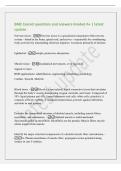 BME Exam3 questions and answers Graded A&plus; &vert; latest&NewLine;update&NewLine;Nervous tissue - Nervous tissue is a specialized component of the nervous&NewLine;system&mdash;found in the brain&comma; spinal cord&comma; and nerves&mdash;responsible for coordinating&NewLine;body activities by transmitting electri