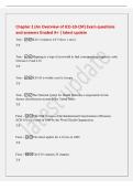 Chapter 2 &lpar;An Overview of ICD-10-CM&rpar; Exam questions&NewLine;and answers Graded A&plus; &vert; latest update&NewLine;True - ICD-1&rpar; replaces I-9 Volues 1 and 2&period;&period;&NewLine;T&sol;F&NewLine;True - Ma