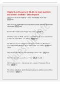 Chapter 2 An Overview of ICD-10-CM Exam questions&NewLine;and answers Graded A&plus; &vert; latest update&NewLine;The CM in ICD-10-CM stands for "Clinical Modification" true or false -&NewLine;True&NewLine;The ICD-10-CM was designed for classification of patient morbidity and mo