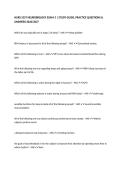 NURS 5357 NEUROBIOLOGY EXAM 3 &vert; STUDY GUIDE&comma; PRACTICE QUESTIONS & ANSWERS 2026&sol;2027