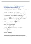 CR 320 Digital Ch8 questions and answers latest update&vert; Graded A&plus; What is the biggest disadvantage of digital radiography&quest; Spatial resolution&period; What is the biggest advantage of digital radiography&quest; Contrast resolution &lpar;displays more shades of gray&rpar;&period;