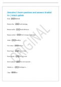 Descubre 1 Exam questions and answers Graded&NewLine;A&plus; &vert; latest update&NewLine;Hola - Hello&semi;Hi&NewLine;Buenos d&iacute;as - Good morning&NewLine;Buenas tardes - Good afternoon&NewLine;Buenas noches - Good evening&semi; Good night