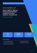 NUR 210 Transition to Practice Capstone Exam 2 Actual 2026&sol;2027 &ndash; Complete Exam-Style Questions &vert; 100&percnt; Verified &ndash; Pass Guaranteed &ndash; A&plus; Graded&NewLine;