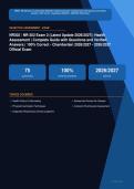 NR 302 Health Assessment Exam 2 Actual 2026&sol;2027 &ndash; Complete Exam-Style Questions &vert; 100&percnt; Verified &ndash; Pass Guaranteed &ndash; A&plus; Graded