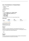 PSYC 354 MODULE 6 QUIZ&colon; THE DISTRIBUTION OF SAMPLE MEANS &vert; QUESTIONS AND ANSWERS &vert; 2026 UPDATE &vert; SCORE A&plus;
