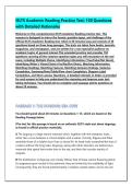 IELTS Academic Reading Practice Questions and Answers PDF 2026&ndash;2027