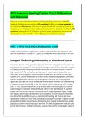 IELTS Academic Reading Practice Questions and Answers PDF 2026&ndash;2027