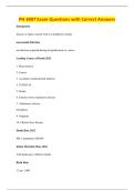 PH 3407 Exam QuesPH 3407 Exam Questions with Correct Answerstions with Correct Answers