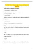 PH 3407 Mod 10Exam Questions with Correct&NewLine;Answers