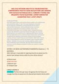 WGU D412 NETWORK ANALYTICS & TROUBLESHOOTING &NewLine;COMPREHENSIVE PRACTICE EXAM 400 QUESTIONS AND ANSWERS &NewLine;WITH DETAILED RATIONALES EACH &vert; CURRENTLY TESTING AND &NewLine;FREQUENTLY TESTED QUESTIONS &vert; EXPERT VERIFIED FOR &NewLine;GUARANTEED PASS &vert; LATEST UPDATE 