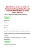 BIOL 101 Week 1 Quiz V1&ndash;V3 &vert; BIOL 101 Principles of Biology &vert; Liberty University &vert; Actual Q&A with Rationale &lpar;BIOL101 Week 1 Quiz&rpar;