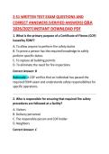 Z-51 Written Test Exam Questions and Correct Answers &vert; Comprehensive Practice Test & Study Guide