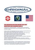 2026 MISSOURI BOATING REVIEW 2026 TEST QUESTIONS AND ANSWERS SURE 
