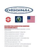 2026 MRSE FINAL EXAMS ACTUAL QUESTIONS AND ANSWERS SURE A&period;pdf