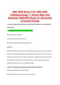 HSC 4555 Exam 3 V1&ndash;V3 &vert; HSC 4555 Pathophysiology I &vert; University of Central Florida &vert; Actual Q&A with Rationale &lpar;HSC4555 Exam 3&rpar;