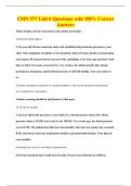 CMN 577 Unit 6 Questions with 100&percnt; Correct&NewLine;Answers
