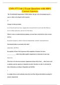 CMN 577 Unit 2 Exam Questions with 100&percnt;&NewLine;Correct Answers