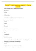 BUNDLE OF CMN 577 QUESTIONS WITH 100&percnt; CORRECT ANSWERS