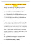COG170 Test Questions with 100&percnt; Correct&NewLine;Answers
