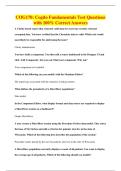 COG170&colon; Cogito Fundamentals Test Questions&NewLine;with 100&percnt; Correct Answers