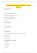 EAP&sol;FLSD Questions with 100&percnt; Correct&NewLine;Answers