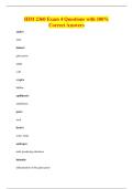 HIM 2360 Exam 4 Questions with 100&percnt;&NewLine;Correct Answers