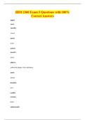 HIM 2360 Exam 5 Questions with 100&percnt;&NewLine;Correct Answers
