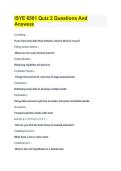 ISYE 6501 Quiz 2 &vert; Complete Study Guide & Practice Questions