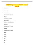 BUNDLE OF HIM 2360 QUESTIONS WITH 100&percnt; CORRECT ANSWERS