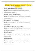 ILTS 206 Vocab Questions with 100&percnt; Correct&NewLine;Answers