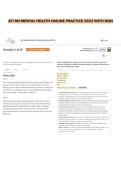 ATI RN MENTAL HEALTH ONLINE PRACTICE 2023 WITH NGN