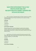 BASIC CODE ENFORCEMENT TEEX & TDLR PRACTICE EXAM 2026&sol; 2027 &vert;&NewLine; 600 QUESTIONS WITH CORRECT ANSWERS AND DETAILED RATIONALES