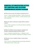 ESSENTIALS OF NEGOTIATION ACTUAL TEST QUESTIONS AND SOLUTIONS COMPREHENSIVE REVIEW PACKAGE&period;pdf&NewLine;&NewLine;