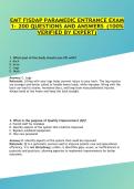 EMT FISDAP Paramedic Entrance Exam &vert; Complete Study Guide & Practice Questions