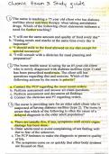 NUR 257 Chronic Exam 3 &vert; 45 Actual Questions and Answers &vert; 2026 Update &vert; 100&percnt; Correct-Galen&period;&NewLine;