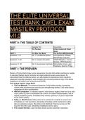 2026&sol;2027 CWEL Exam Mastery Protocol v11&period;0&colon; Elite 19&plus; Question DCFS Test Bank & Complete Study Guide