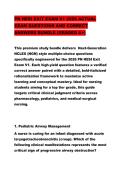 PN HESI EXIT EXAM V1 2026 ACTUAL &NewLine;EXAM QUESTIONS AND CORRECT &NewLine;ANSWERS BUNDLE &lpar;GRADED A&plus;&rpar;
