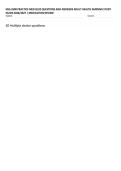 NSG 2600 PRACTICE MED QUIZ QUESTIONS AND ANSWERS ADULT HEALTH NURSING STUDY GUIDE 2026&sol;2027 &vert; MEDICATION REVIEW