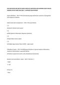 NSG 2600 SEPSIS SIRS SEPTIC SHOCK MODS DIC QUESTIONS AND ANSWERS ADULT HEALTH NURSING STUDY GUIDE 2026&sol;2027 &vert; COMPLETE EXAM REVIEW