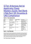 2026&sol;2027 S-Tier Arkansas Aerial Applicator Exam Mastery Guide & Test Bank &lpar;FAA Part 137&comma; UAS & EPA Compliance&rpar;