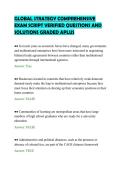 GLOBAL STRATEGY COMPREHENSIVE&NewLine;EXAM SCRIPT VERIFIED QUESTIONS AND&NewLine;SOLUTIONS GRADED APLUS&NewLine;