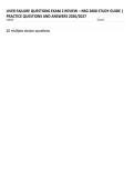 LIVER FAILURE QUESTIONS EXAM 2 REVIEW &ndash; NSG 2600 STUDY GUIDE &vert; PRACTICE QUESTIONS AND ANSWERS 2026&sol;2027