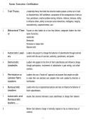 Nurse Executive Certification Exam With Questions And Answers
