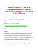 HSC 4558 Exam 4 V1&ndash;V3 &vert; HSC 4558 Pathophysiology II &vert; University of Central Florida &vert; Actual Q&A with Rationale &lpar;HSC4558 Exam 4&rpar;