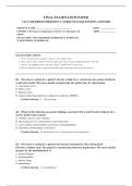 CEN CERTIFIED EMERGENCY NURSE  EXAM 2026  130&plus;  COMPLETE EXAM QUESTIONS AND ANSWERS 100&percnt; VERIFIED A&plus; GRADE ASSURED&excl;&excl;&excl;&excl;&excl; NEW LATEST UPDATE&excl;&excl;&excl;&excl;