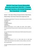  ECN 801 Final Exam Toronto Metropolitan University Actual Exam 2026&sol;2027 &vert; Complete Exam-Style Questions with Detailed Rationales &vert; Pass Guaranteed &ndash; A&plus; Graded
